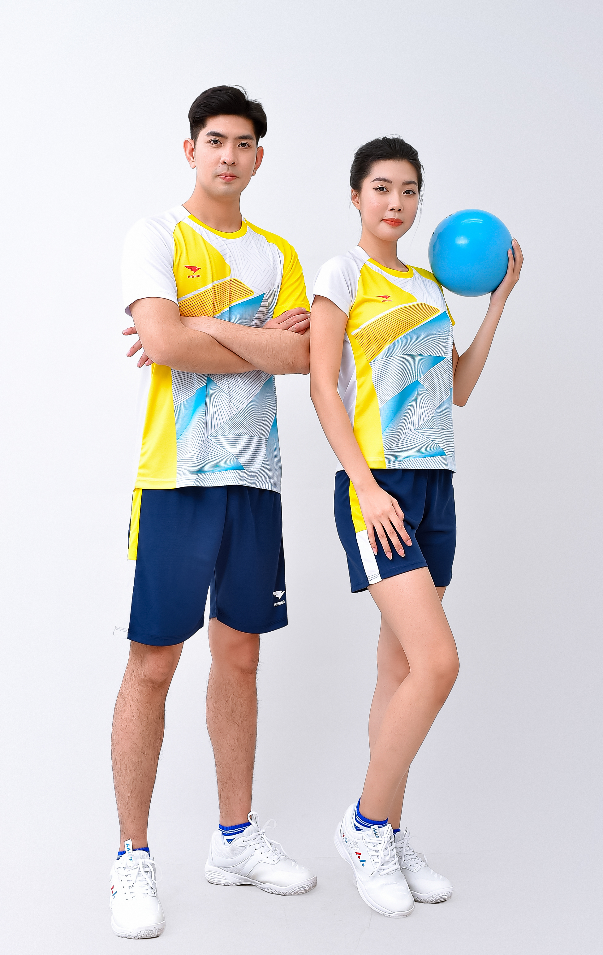 Áo bóng chuyền Nữ Hiwing H12 màu Trắng